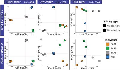 The impact of adaptor selection on genotyping in 2b-RAD studies